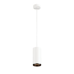 Suspension Numinos blanche et noire, H 21,3 cm