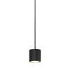 Suspension Oculus noire, verre