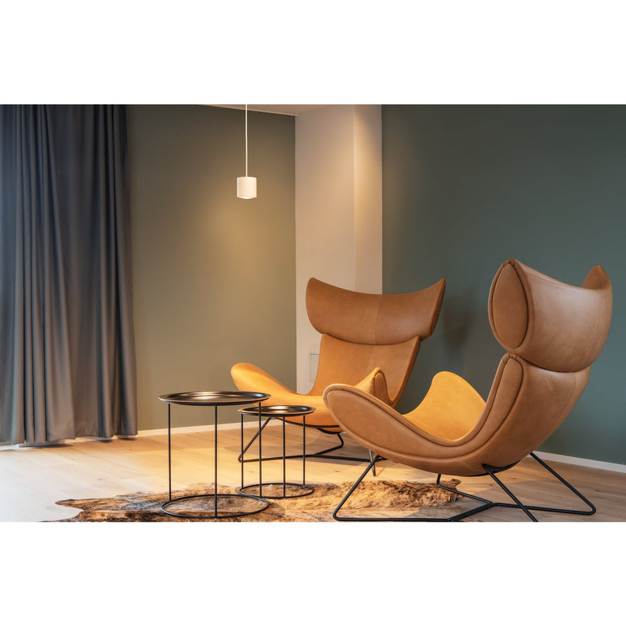Suspension Oculus blanche, verre