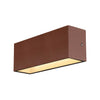 Applique extérieure Sitra rouille, L 30 cm