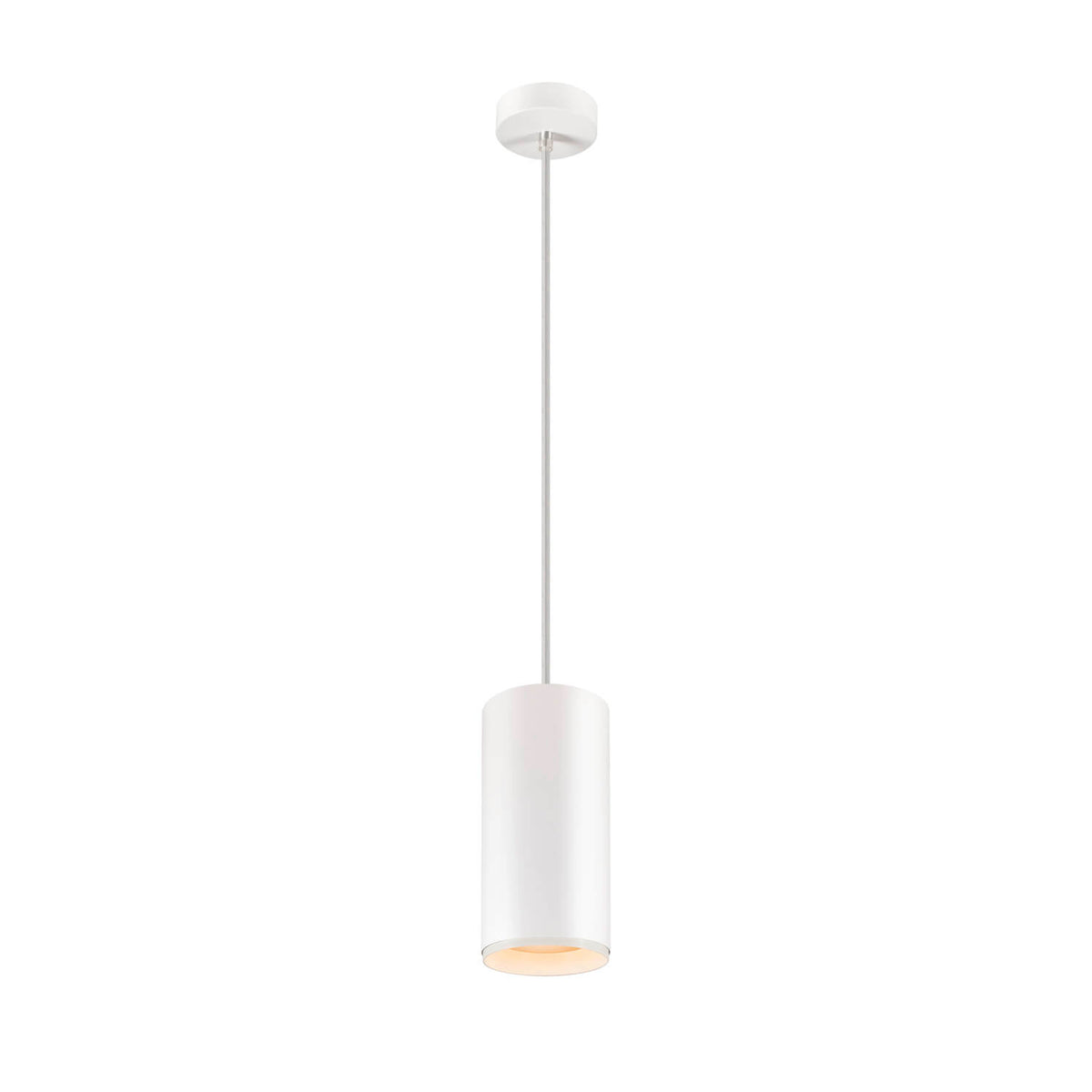 Suspension Numinos blanche et noire, H 25,8 cm