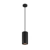 Suspension Numinos noire, H 25,8 cm, blanc chaud, faisceau 24°