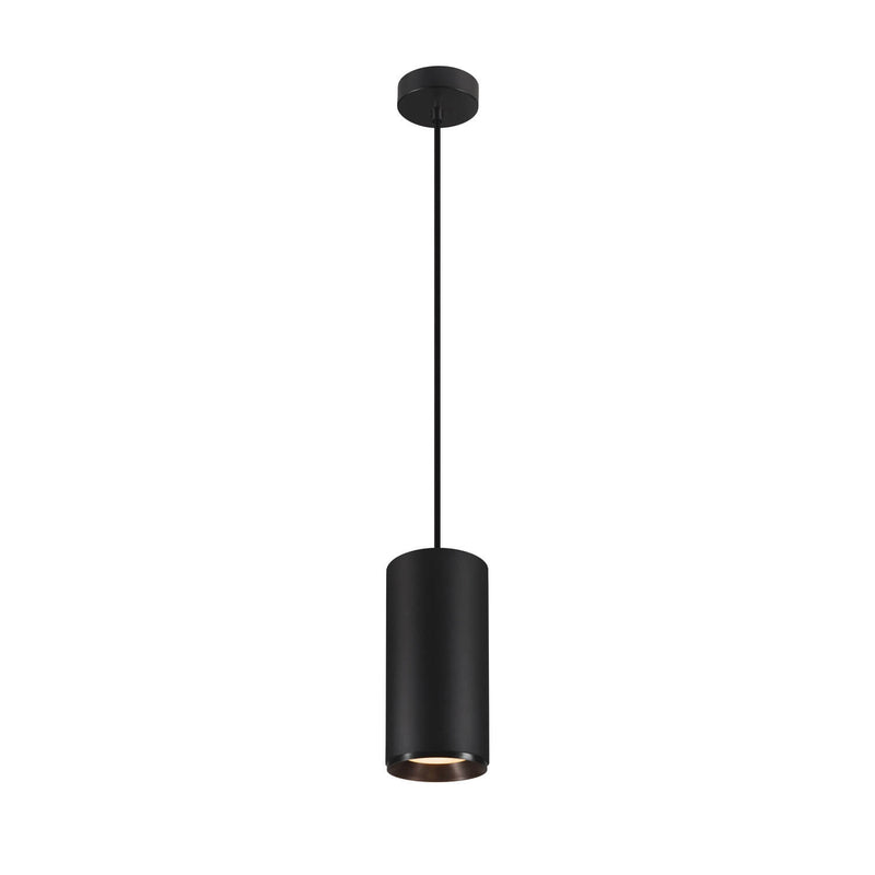 Suspension Numinos noire, H 25,8 cm, blanc chaud, faisceau 36°