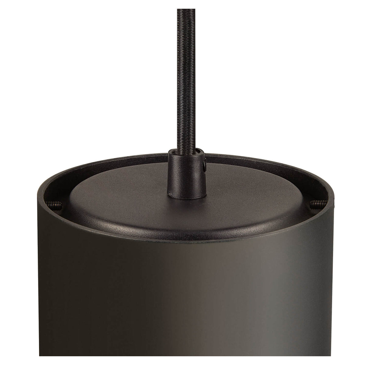 Vue rapprochée de la rosace cylindrique et du départ du câble.
