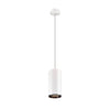 Suspension Numinos blanche et noire, H 25,8 cm, blanc chaud, faisceau 24°