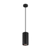 Suspension Numinos noire, H 25,8 cm, blanc neutre, faisceau 36°