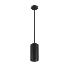 Suspension Numinos noire, H 25,8 cm, blanc neutre, faisceau 36°