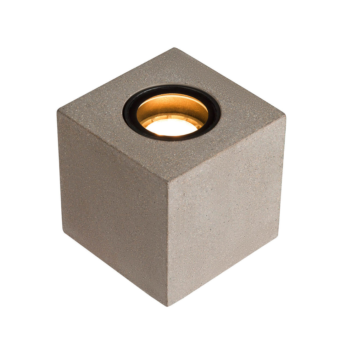 Lampadaire extérieur Concreto gris, béton, modèle carré