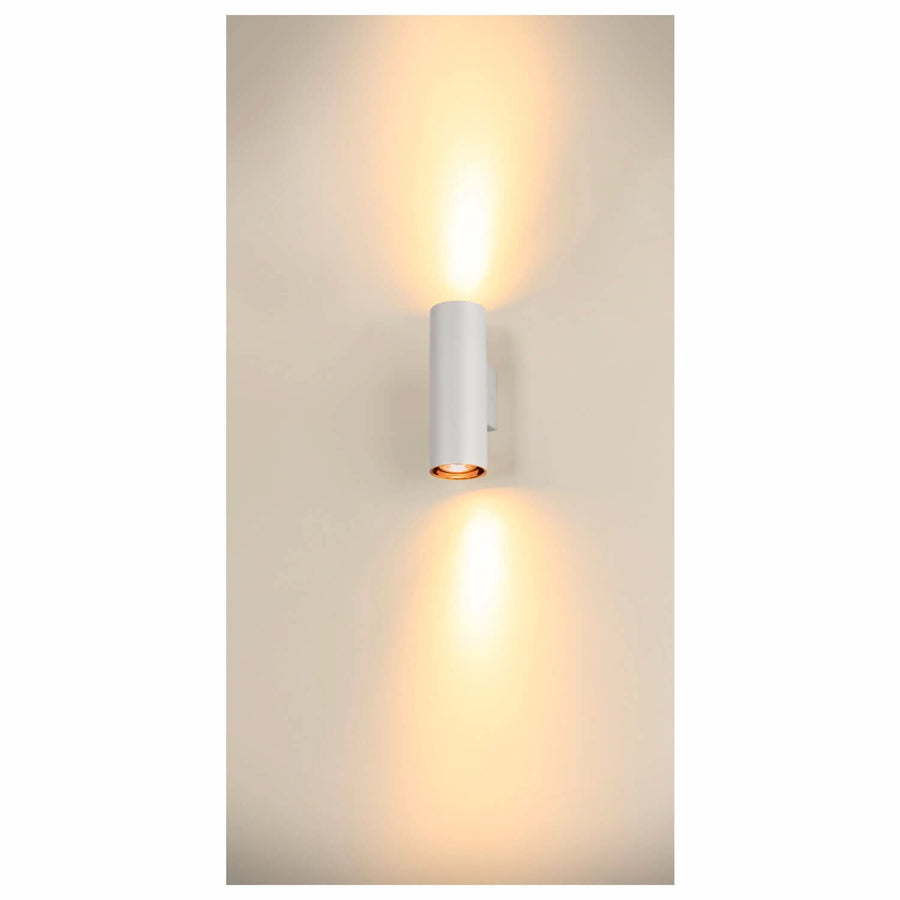 Applique murale Asto blanche, 2 lumières