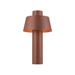 Lampadaire extérieur Photoni rouille, H 45 cm
