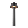 Lampadaire extérieur Photoni noir, H 75 cm