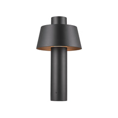 Lampadaire extérieur Photoni noir, H 45 cm