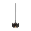 Suspension Pantilo Rope argentée, H 22 cm