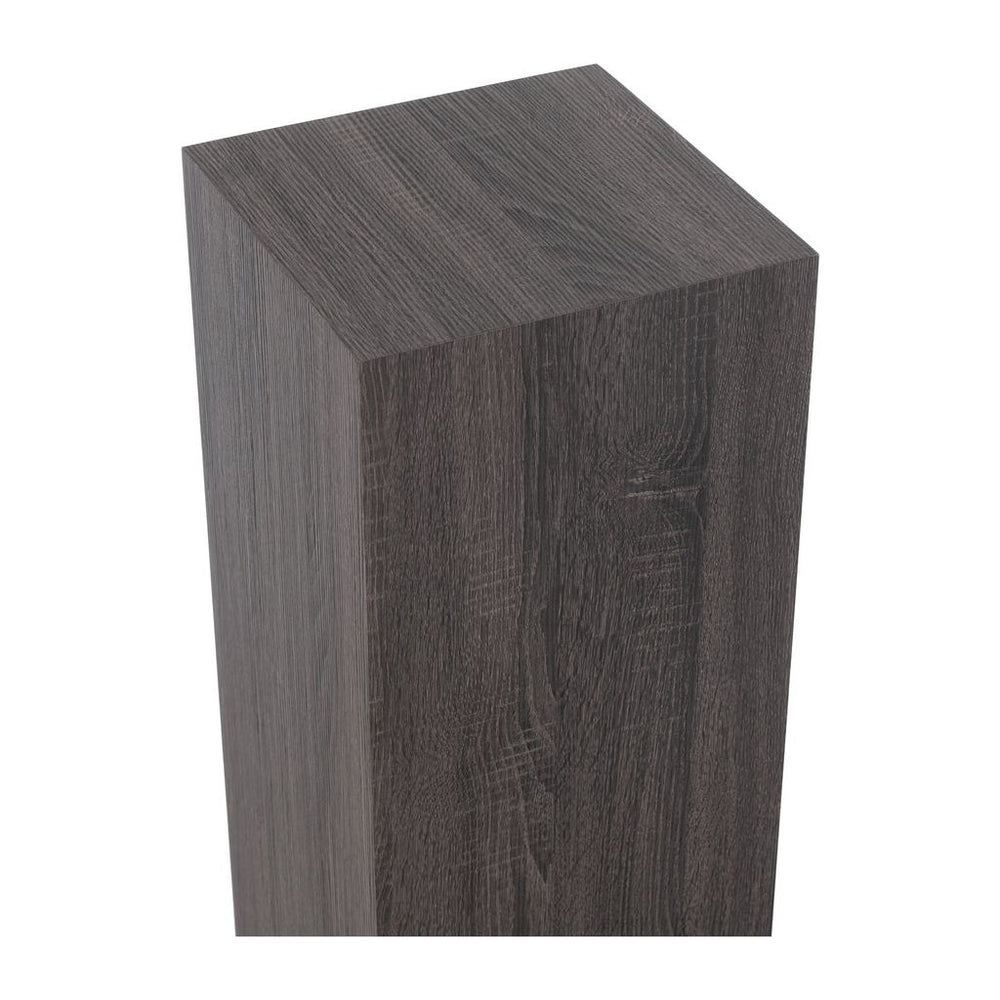 Socle Rectangulaire MDF Gris Grand - Designix