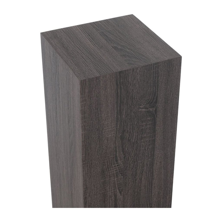 Socle Rectangulaire MDF Gris Grand - Designix