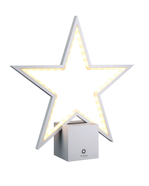 Lampe extérieure Lucy argentée