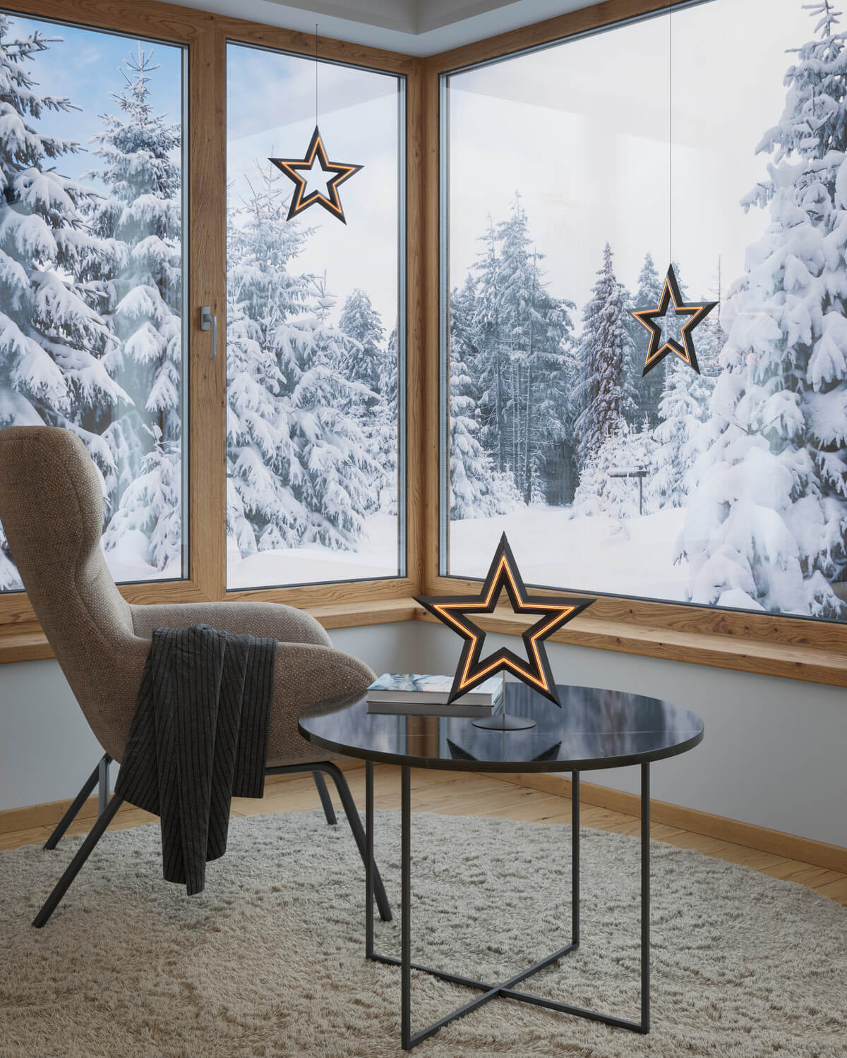 Lampe extérieure Freestar noire