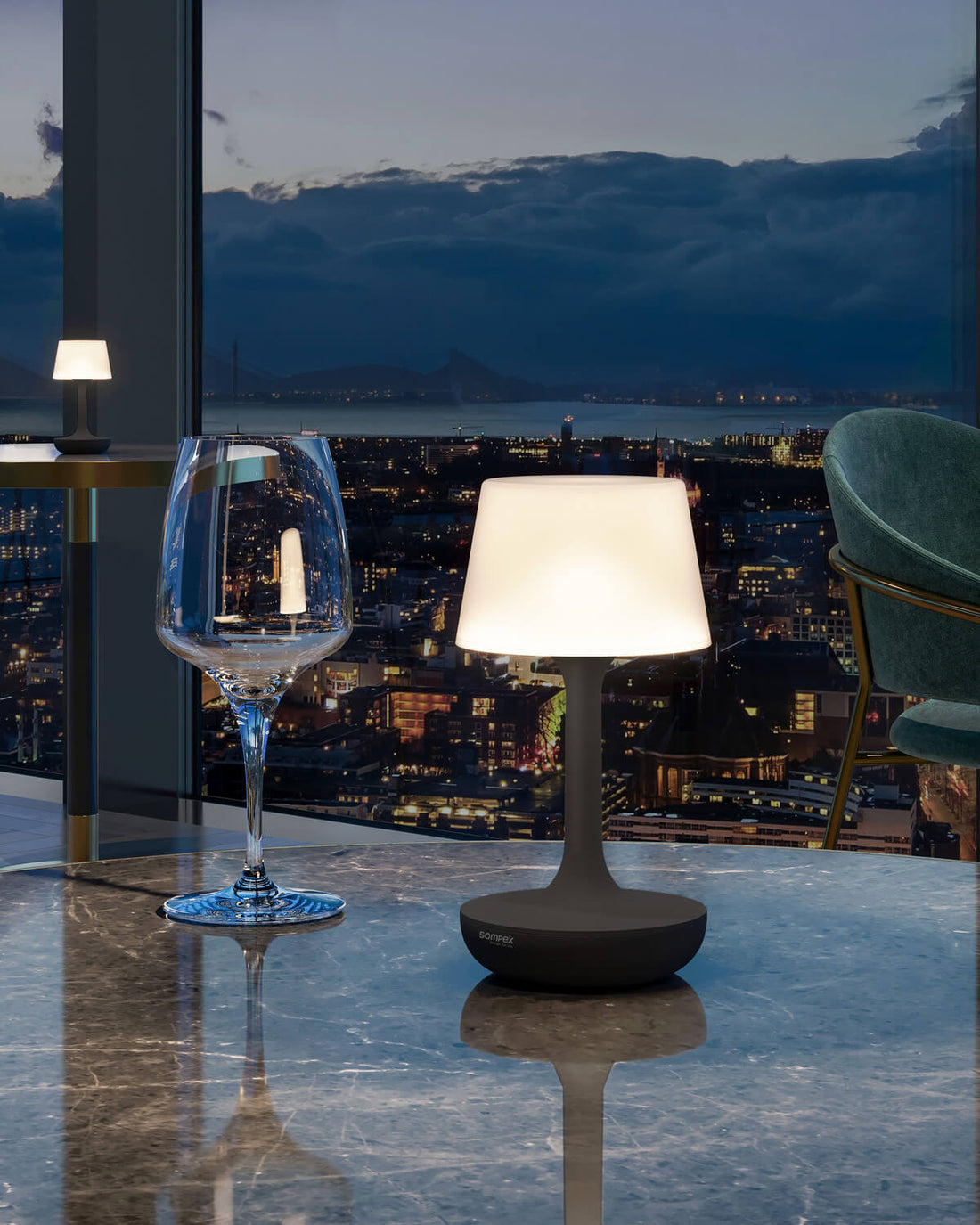 Lampe extérieure Ginn noire