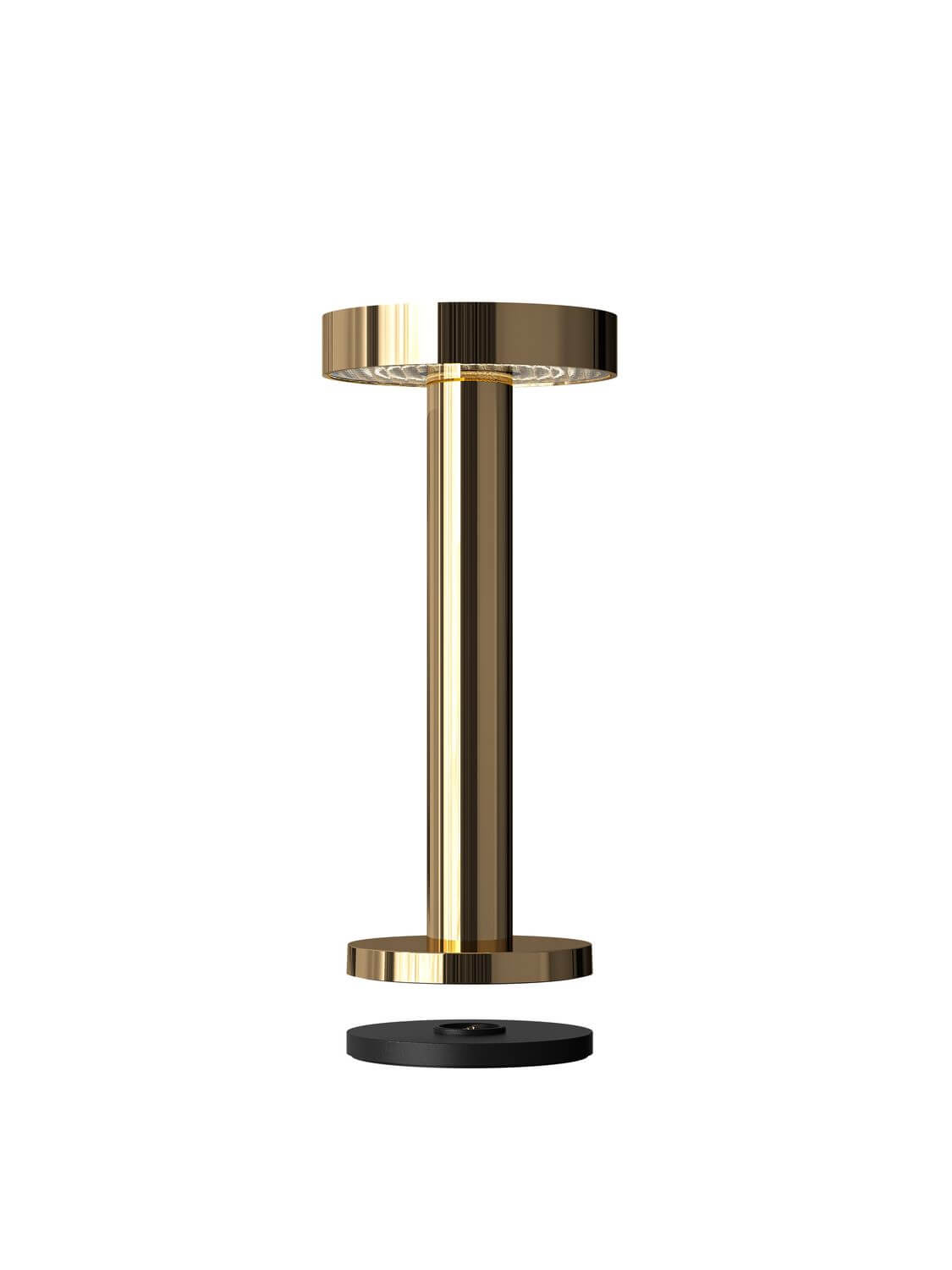 Lampe à poser sans fil Boro dorée