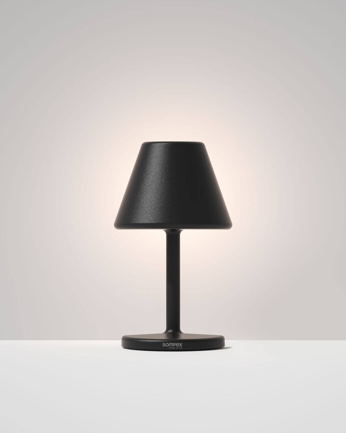 Lampe à poser sans fil Twin noire