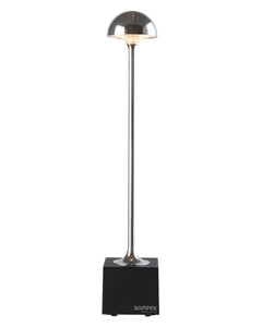 Lampe à poser sans fil Flora chromée