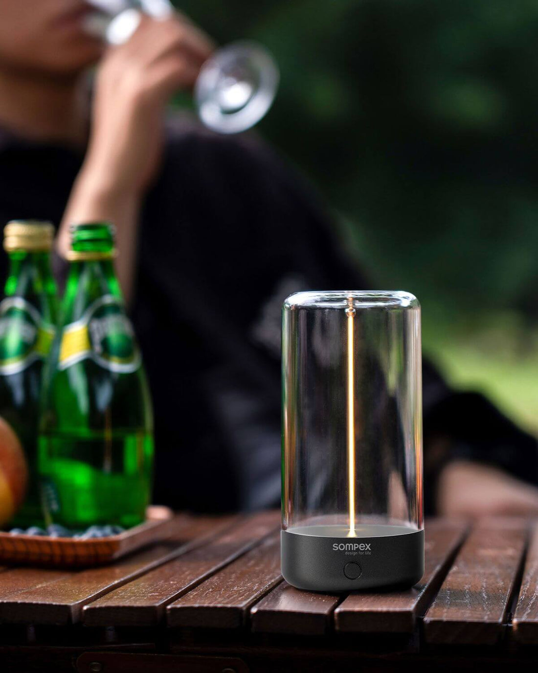 Lampe à poser sans fil Pulse anthracite