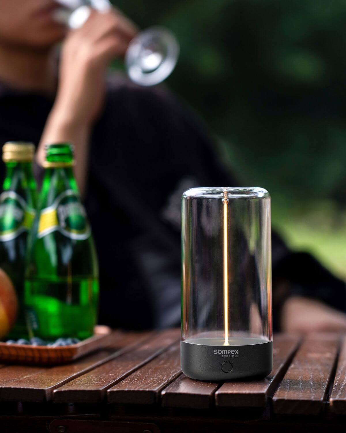 Lampe à poser sans fil Pulse anthracite