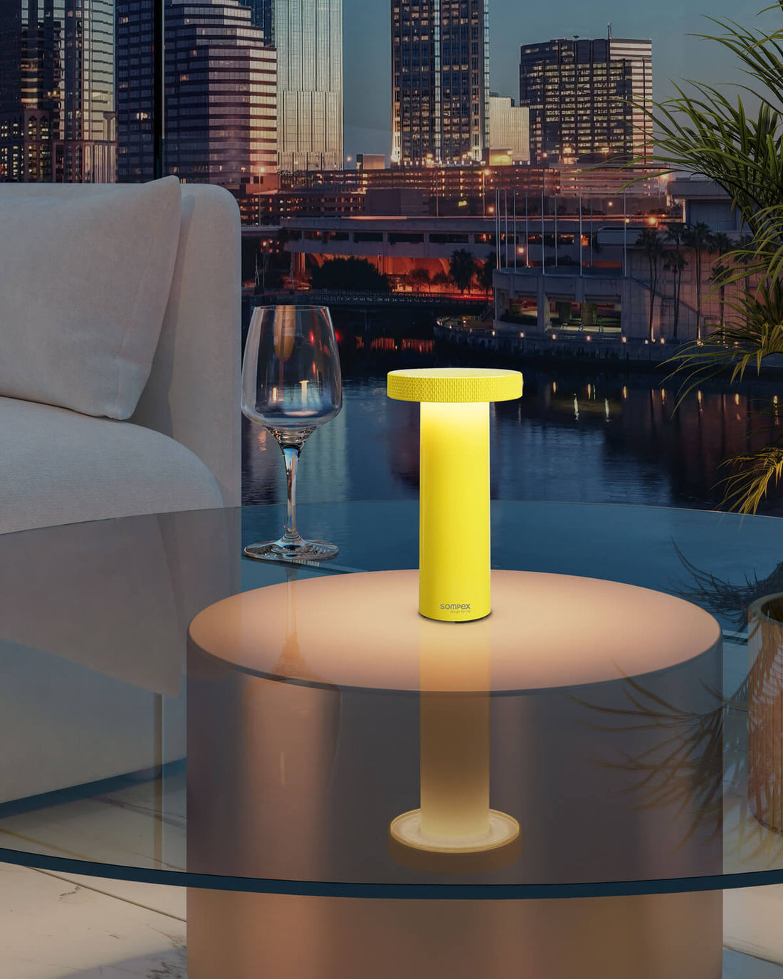Lampe extérieure Volume jaune