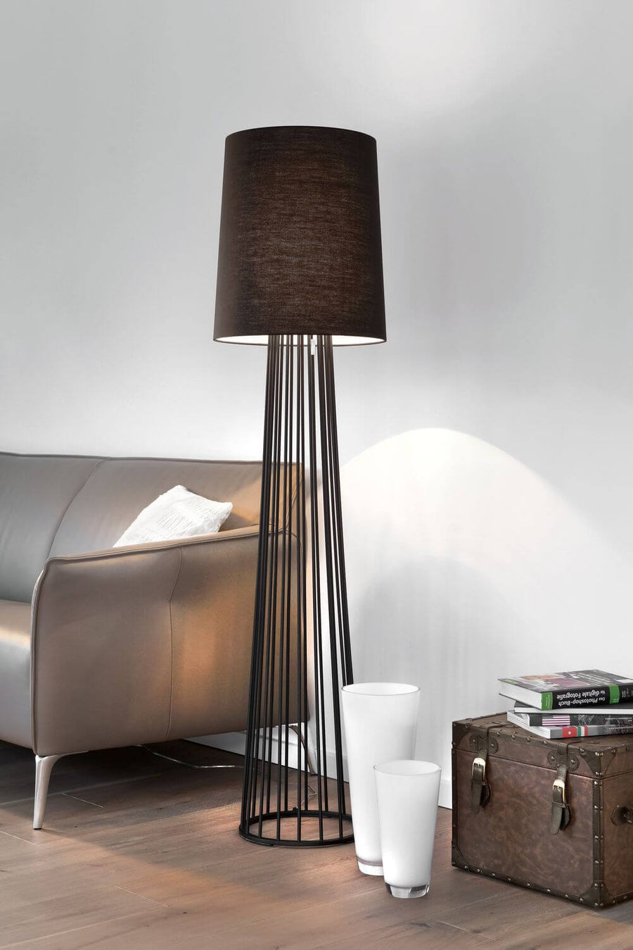 Lampadaire Mailand noir