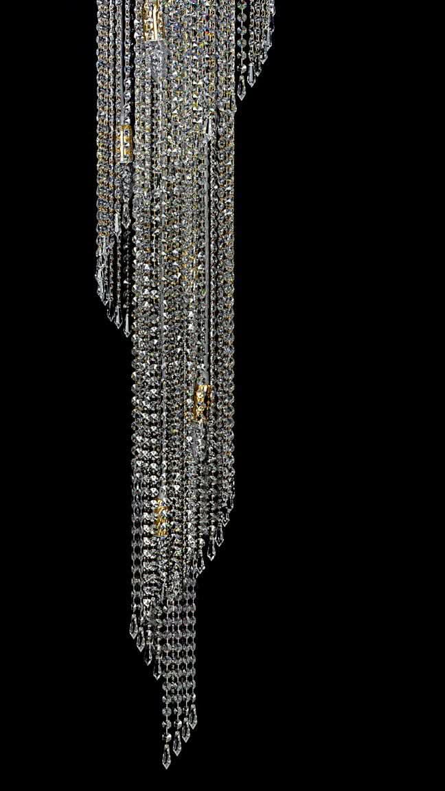 Suspension spirale en cristal L431CLN