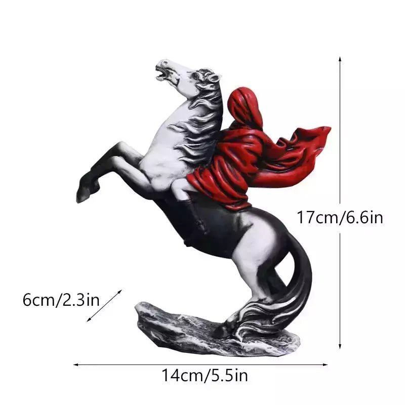Statue Chevalier Rouge Moderne | Jano - Designix Statuette
