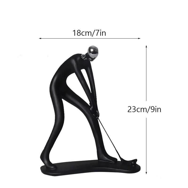 Statuette Athlète Résine Abstraite | Uni - Designix Statuette Hockey