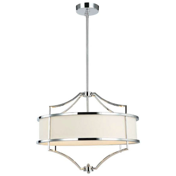 Suspension Stesso M, abat-jour tissu