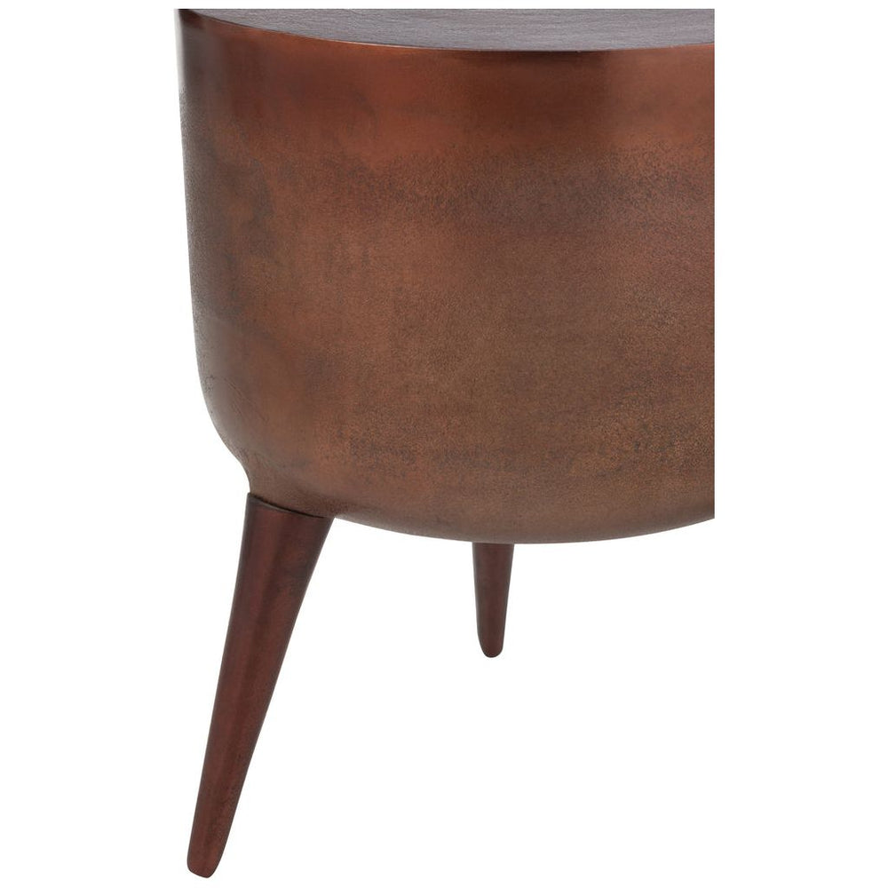 Tabouret Fone en aluminium bronze | Designix -     - https://designix.fr