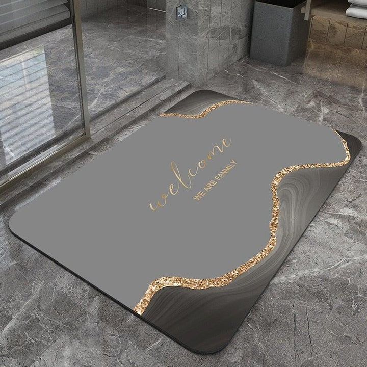 Tapis Absorbant Salle de Bain | Élégance | Designix - Tapis 05 40x60cm - https://designix.fr/