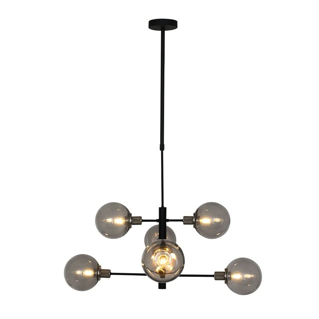 Suspension Artistique 6 Lumières | Fryn - Designix Suspension Luminaire