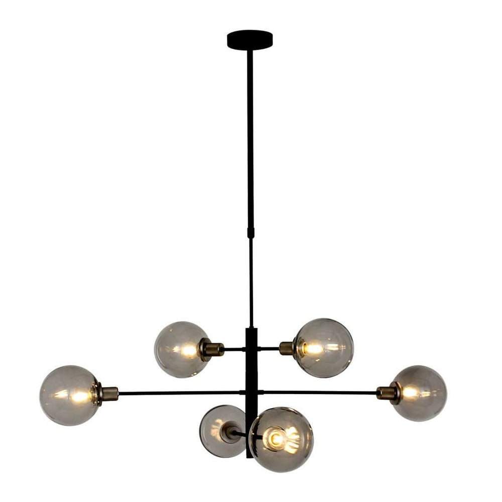 Suspension Artistique 6 Lumières | Fryn - Designix Suspension Luminaire