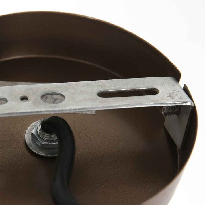Suspension Élévatrice en Rotin Bronze | Tira - Designix Suspension Luminaire
