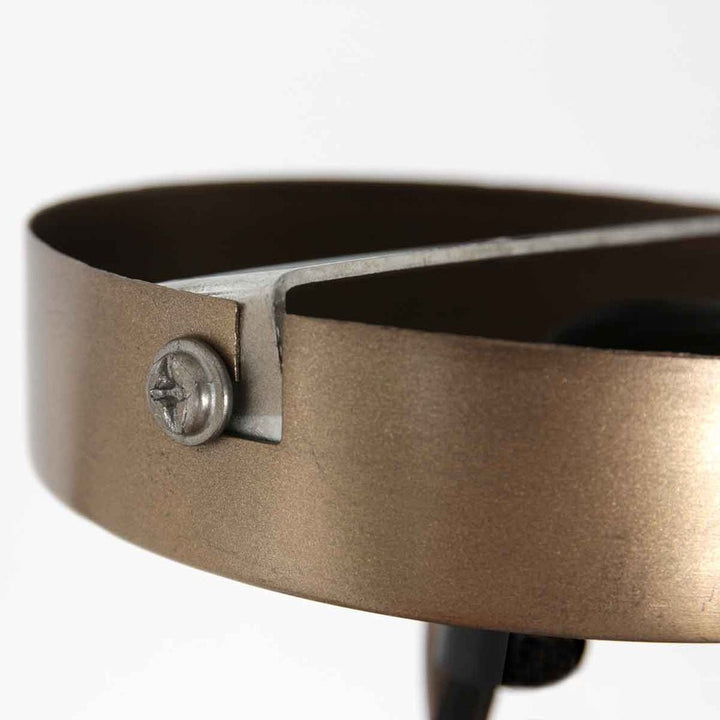 Suspension Élévatrice en Rotin Bronze | Tira - Designix Suspension Luminaire