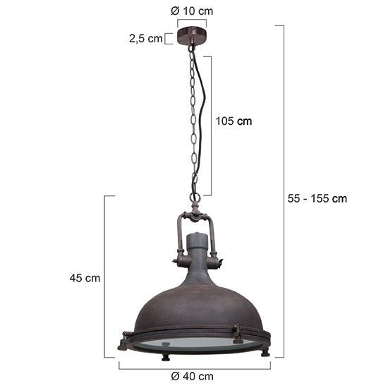 Suspension Indus Adjustable | Eliga - Designix Suspension Luminaire