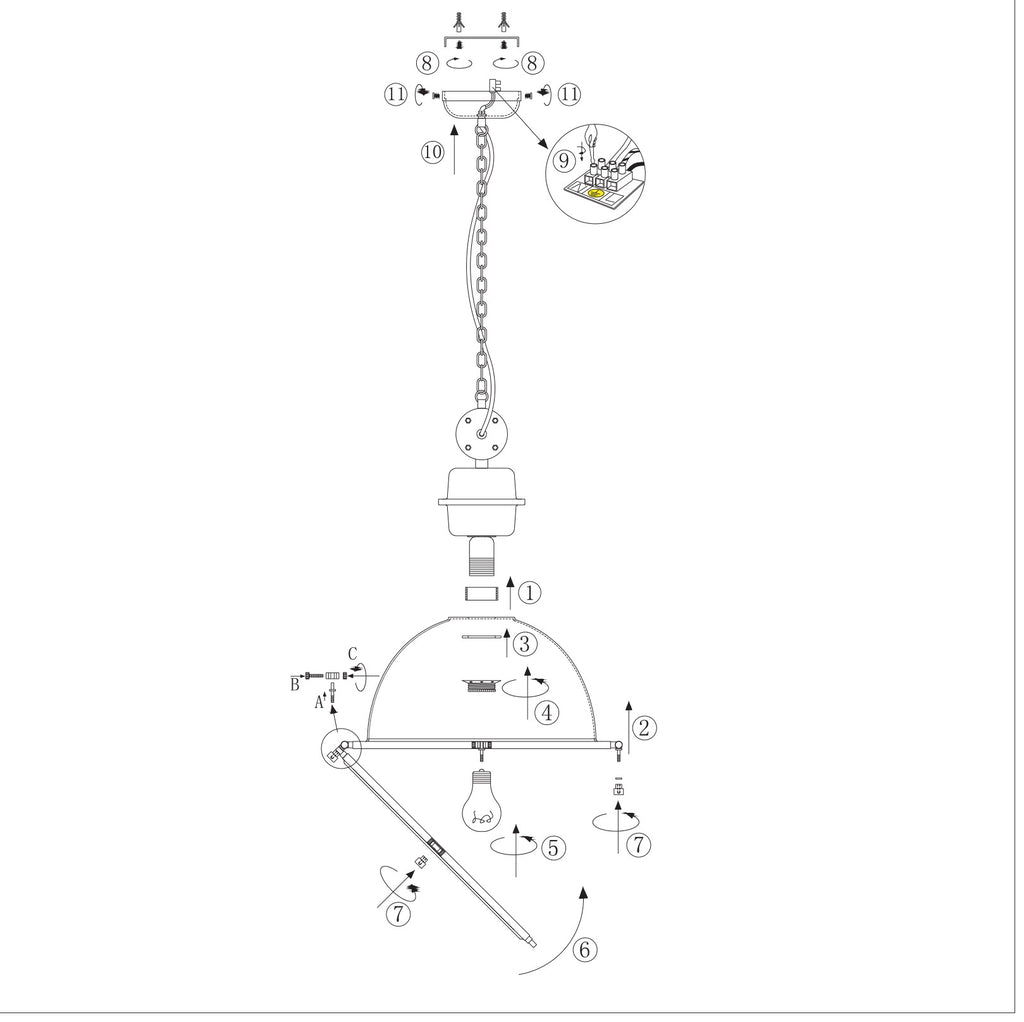 Suspension Industrielle En Verre | Raro - Designix Suspension Luminaire