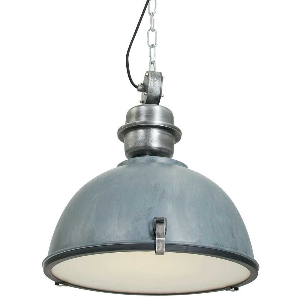 Suspension Industrielle Grise | Jory
