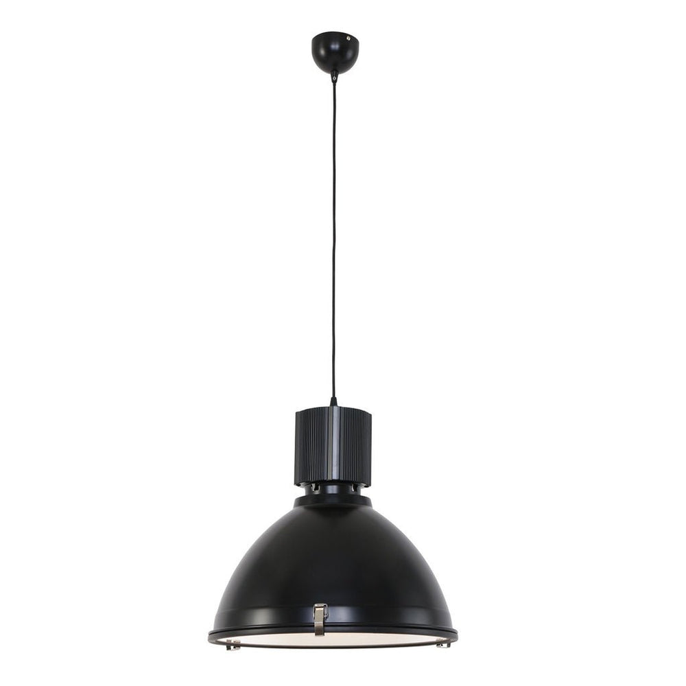 Suspension Industrielle Noir | Warbier - Designix Suspension Luminaire