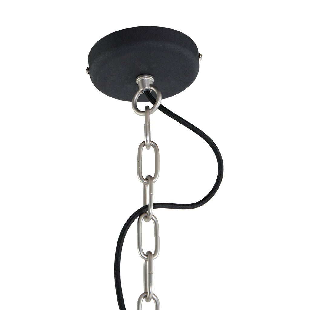 Suspension Industrielle Noir | Zappa - Designix Suspension Luminaire
