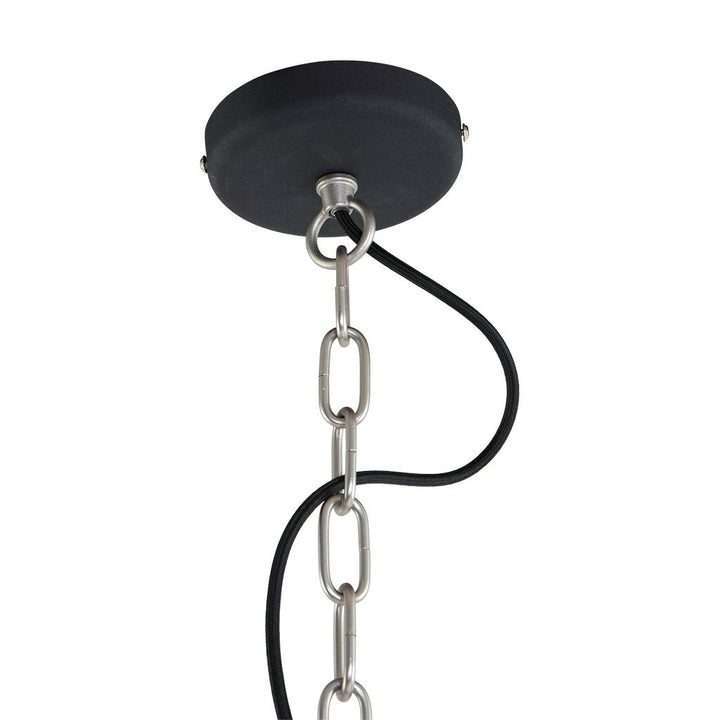 Suspension Industrielle Noir | Zappa - Designix Suspension Luminaire