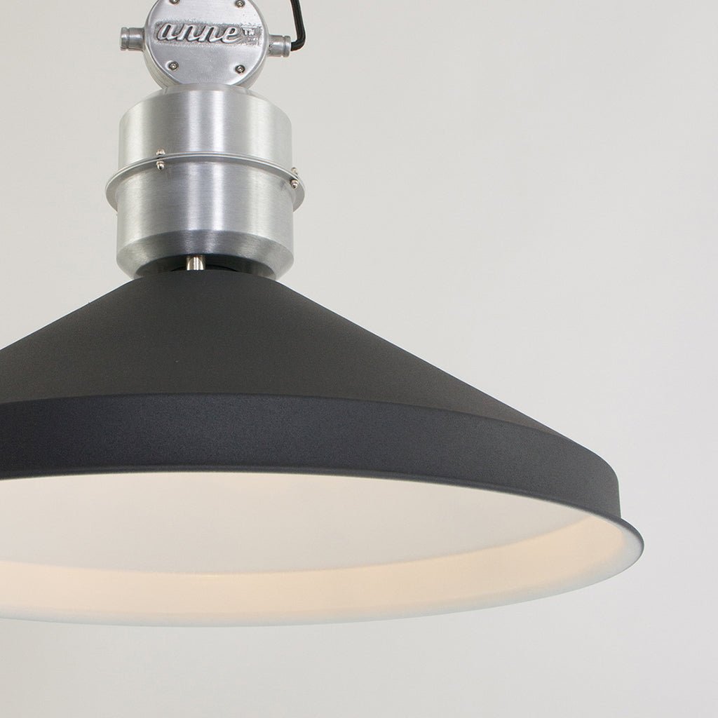 Suspension Industrielle Noir | Zappa - Designix Suspension Luminaire