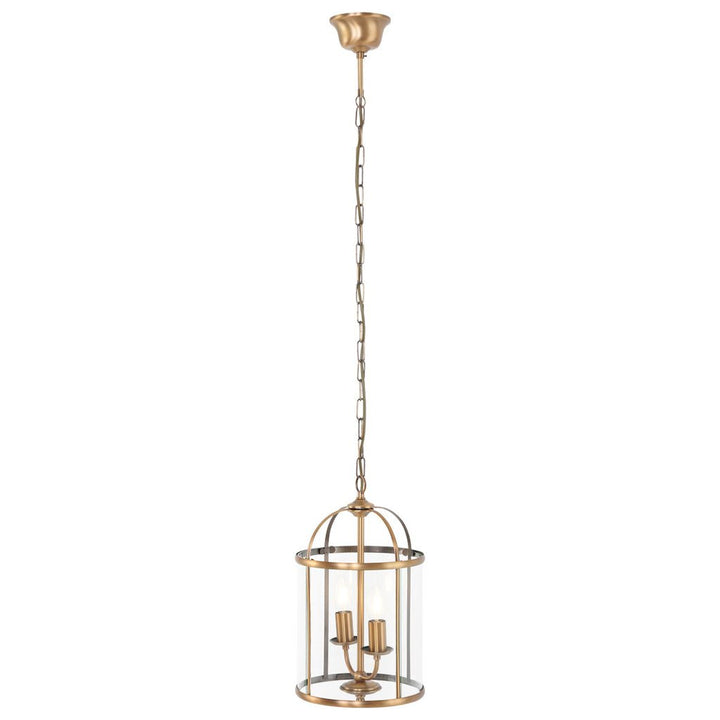 Suspension Laiton Pimpernel 2 Lumières | Waro - Designix Suspension Luminaire