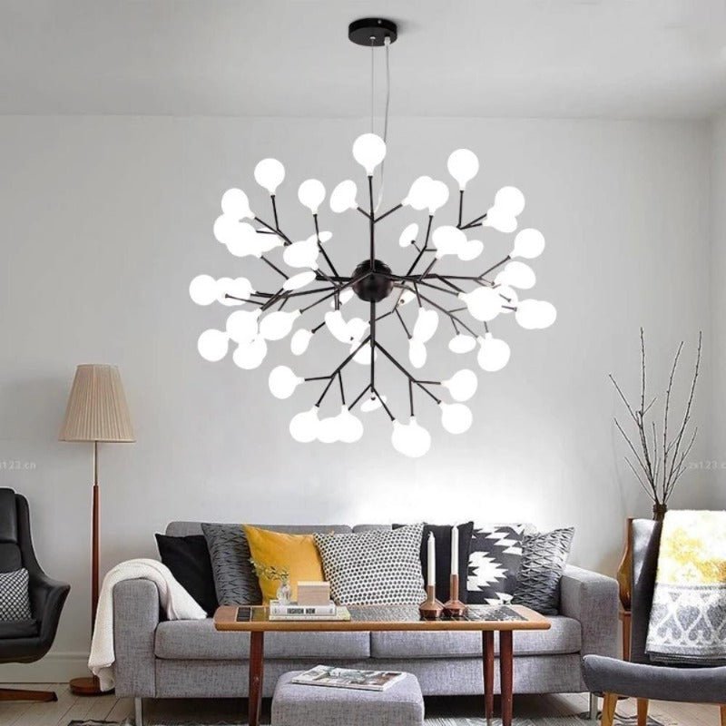 Suspension Luminaire Grande Taille | Cara - Designix Suspension Luminaire Or 27 Leds
