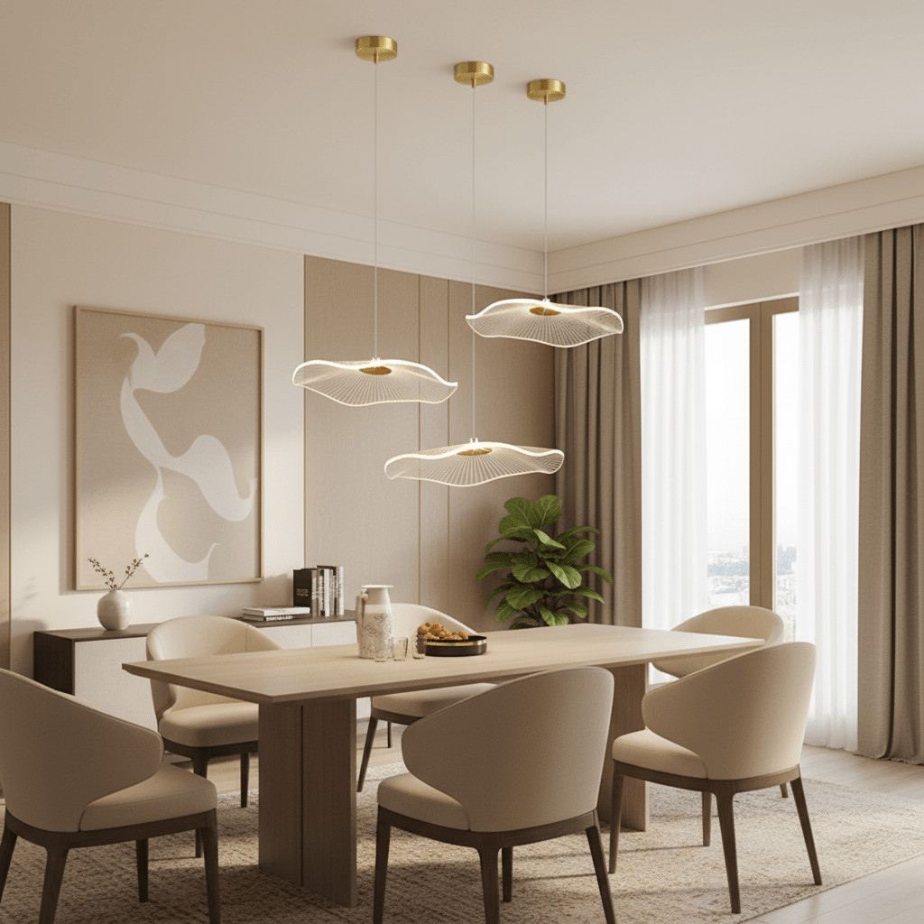 Suspension Luminaire | Lotus - Designix Suspension luminaire 1 tête Blanc Froid