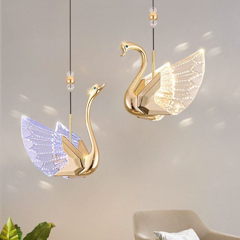 Suspension Luminaire Original Cygne | Rêve Étincelant
